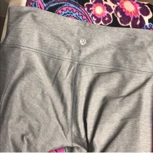 LIGHTLY WORN grey heathered lululemon pants